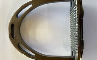 Stirrups - Wide Base Stirrups BLACK CHROME with free matching SPURS